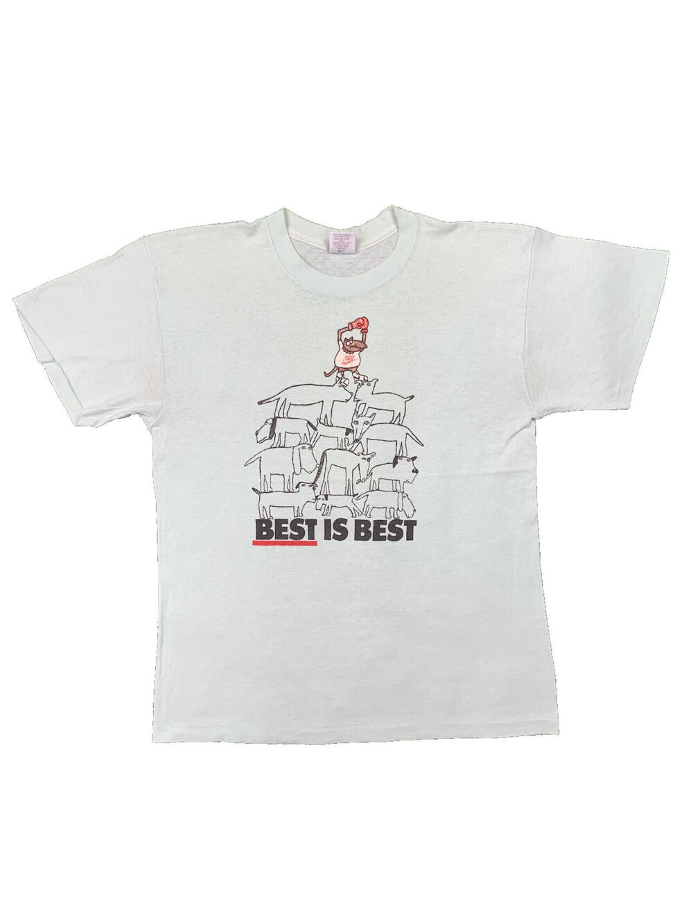 Nike Vintage T Shirt Mens Best Is Best Animals Dog Wolf Jordan Rap Cute Love Box